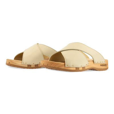 Mila Damen Clog Pantolette woody®