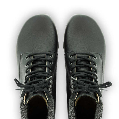 [Cervo Nero] Mona Damen Clog Stiefelette mit biegsamer nachhaltiger holzsohle, farbe: cervo-nero (strukturiertes Glattleder), holzclogs woody schuhe, woody shoes, handgemachte holzschuhe aus österreich kärnten