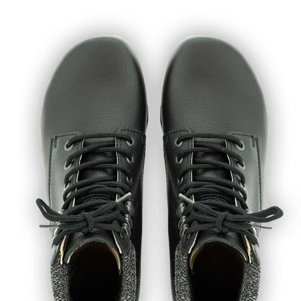 [Cervo Nero] Mona Damen Clog Stiefelette mit biegsamer nachhaltiger holzsohle, farbe: cervo-nero (strukturiertes Glattleder), holzclogs woody schuhe, woody shoes, handgemachte holzschuhe aus österreich kärnten