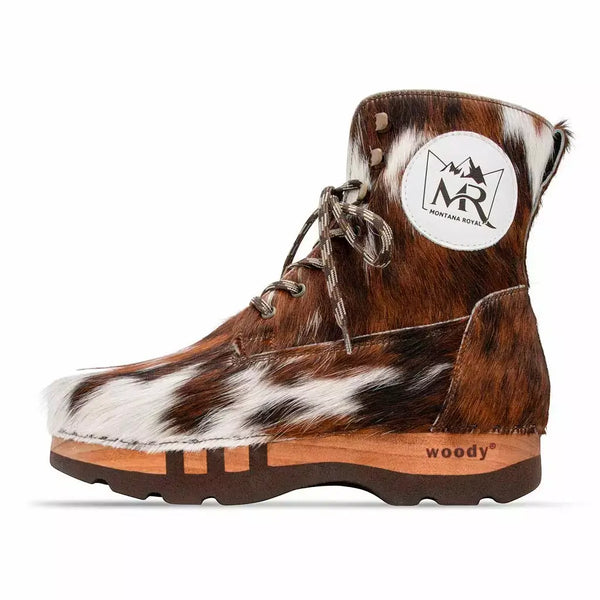 Pascal Fell – Herren Clog Stiefel mit biegsamer Holzsohle