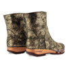 [Noirgold] NENA-clog-boots-stiefel-damen-mit-biegsamer-nachhaltiger-holzsohle-holzclogs-woody-schuhe-woody shoes-handgemachte-holzschuhe-aus-österreich-kärnten, farbe: noirgold (gold mit schwarzen cracks)