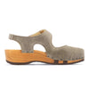 nicole, sandalen clogs damen mit biegsamer nachhaltiger holzsohle, der bestseller, holzclogs woody, woody schuhe, woody shoes, handgemachte holzschuhe aus österreich, kärnten, farbe: sand