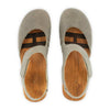 nicole, sandalen clogs damen mit biegsamer nachhaltiger holzsohle, der bestseller, holzclogs woody, woody schuhe, woody shoes, handgemachte holzschuhe aus österreich, kärnten, farbe: sand