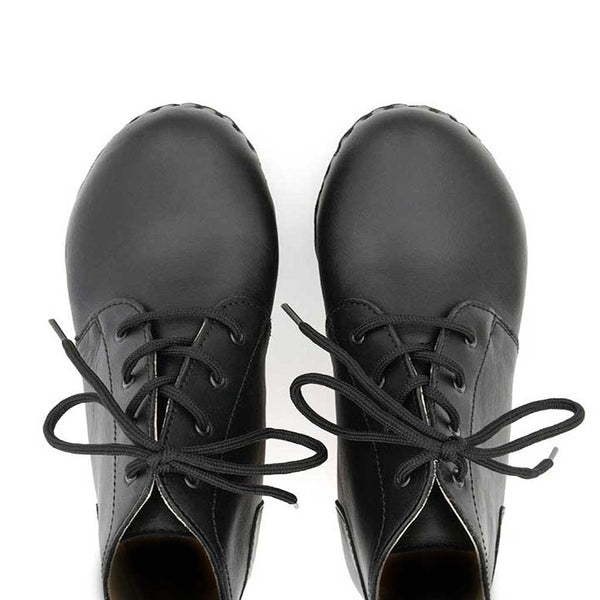 [Nero Glattleder] Nora Clog Ankle Boots, Stiefelette woddy Schuhe. Damen Stiefeletten kaufen, clog boots damen stiefel mit biegsamer nachhaltiger holzsohle. Damenclogs, Damen Clogs - Clogs Damen. Holzschuhe für Damen, Damen Clogs, Holzclogs, Damen Pantoletten mit Holzsohle. Holz Schuhe, Clog, Farbe: Nero Glattleder (schwarz)