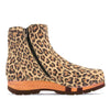 [Wildcat] olga, clog stiefelette damen mit biegsamer nachhaltiger holzsohle, holzclogs woody, woody schuhe, woody shoes, handgemachte holzschuhe aus österreich, kärnten, farbe: wildcat (animal print)