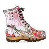 PASCAL-clog-boots-stiefel-herren-mit-biegsamer-nachhaltiger-holzsohle-holzclogs-woody-schuhe-woody shoes-handgemachte-holzschuhe-aus-österreich-kärnten, farbe: kaiser franz joseph (multicolor)