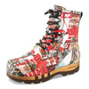 PASCAL-clog-boots-stiefel-herren-mit-biegsamer-nachhaltiger-holzsohle-holzclogs-woody-schuhe-woody shoes-handgemachte-holzschuhe-aus-österreich-kärnten, farbe: kaiser franz joseph (multicolor)