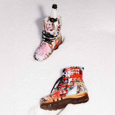 [Kaiser Franz Joseph] Kaiser Franz Joseph] Heike, clog lammfell gefütterter clog stiefel damen mit biegsamer nachhaltiger holzsohle, farbe: kaiser franz joseph (multicolor), holzclogs woody, woody schuhe, woody shoes, handgemachte holzschuhe aus österreich, kärnten