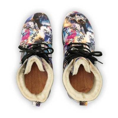 [Sex & Rock'n'Roll] PASCAL-clog-boots-stiefel-herren-mit-biegsamer-nachhaltiger-holzsohle-holzclogs-woody-schuhe-woody shoes-handgemachte-holzschuhe-aus-österreich-kärnten, farbe: Sex & Rock'n'Roll (multicolor)