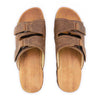 roman, pantoletten clogs herren mit biegsamer nachhaltiger holzsohle, der bestseller, farbe: tabacco-braun, holzclogs woody, woody schuhe, woody shoes, handgemachte holzschuhe aus österreich, kärnten