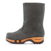 [Grigio] rose, clog schlupfstiefel damen mit biegsamer nachhaltiger holzsohle, holzclogs woody, woody schuhe, woody shoes, handgemachte holzschuhe aus österreich, kärnten, farbe: grigio (dunkelgrau)