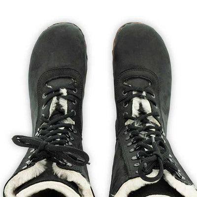 [Nero] Rosanna Damen Clog Stiefel, winter stiefel, winterclogs, winterclog. damenstiefel clogs leder. damen stiefel leder gefüttert bestellen, winterclogs, stiefel mit holzschuhe, holzclogs stiefeln kaufen. farbe: nero (schwarz)