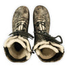 [Noirgold] clogs damen rosanna winter stiefel. winter stiefel, winterclogs, winterclog. damenstiefel clogs leder. damen stiefel leder gefüttert bestellen, winterclogs, stiefel mit holzschuhe, holzclogs stiefeln kaufen. farbe: noirgold (gold mit schwaren cracks)