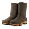 rose, farbe: caffe, clog schlupfstiefel damen mit biegsamer nachhaltiger holzsohle, holzclogs woody, woody schuhe, woody shoes, handgemachte holzschuhe aus österreich, kärnten