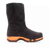 rose, nero, clog schlupfstiefel damen mit biegsamer nachhaltiger holzsohle, holzclogs woody, woody schuhe, woody shoes, handgemachte holzschuhe aus österreich, kärnten
