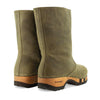 rose, farbe: olivia (olivgruen), clog schlupfstiefel damen mit biegsamer nachhaltiger holzsohle, holzclogs woody, woody schuhe, woody shoes, handgemachte holzschuhe aus österreich, kärnten