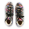 Roxy Clogs Damen Sneaker Argentino von woody Schuhe. Clogs Damen roxy, clog sneakers für damen mit hohem schaft und biegsamer nachhaltiger holzsohle, farbe: sex & rock'n'roll (multicolor-print), holzclogs woody, woody schuhe, woody shoes, handgemachte holzschuhe aus österreich, kärnten
