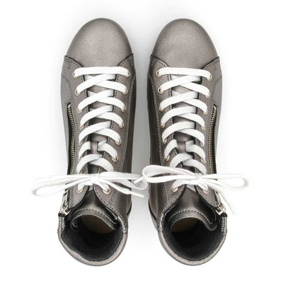 [Titan] Roxy Clogs Damen Sneaker Argentino von woody Schuhe. Clogs Damen roxy, clog sneakers für damen mit hohem schaft und biegsamer nachhaltiger holzsohle, farbe: titan, holzclogs woody, woody schuhe, woody shoes, handgemachte holzschuhe aus österreich, kärnten