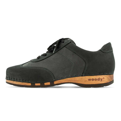 [Nero-Grigio] Sam Herren Clog Sneaker woody holzschuhe. herren clogs, flexible, biegsame holzsohle. holzclogs, sam sneaker clogs herren, männer clogs mit fussbett. woody leder clogs herren. holzclogs, echt leder holzschuhe bestellen.