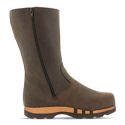 [Caffe] Sandro Herren Clog Stiefel von woody Schuhe. Herrenclogs mit biegsamer Holzsohle von woody Schuhe, Herrenclog von woody Schuhe. Clogs mit biegsamer Holzsohle und holzfußbett. Herrenclogs, Holzclogs kaufen. Clogs online bestellen. Handgemachte Herrenstiefel, farbe: caffe (kaffebraun)