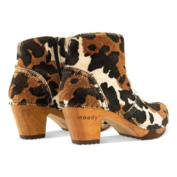 [Fell Kombi] clogs damen tanja woody holzschuhe. tanya ankle boots gefüttert, damenstiefel, stiefel, damenclogs mit flexibler, biegsamer holzsohle. holzclogs, clogs damen knöchel stiefel, damen clogs mit fussbett. ankleboots holz schuhe, holzclog, holzschuhe kaufen, farbe: creme