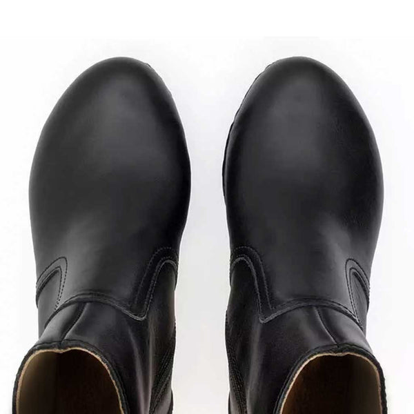 [Nero Glattleder] Tanja Damen Clog Stiefelette. woody holzschuhe. tanya ankle boots gefüttert, damenstiefel, stiefel, damenclogs mit flexibler, biegsamer holzsohle. holzclogs, clogs damen knöchel stiefel, damen clogs mit fussbett. ankleboots holz schuhe, holzclog, holzschuhe kaufen, Farbe: nero glattleder (schwarz) 