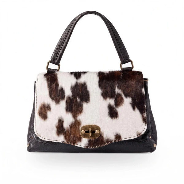 woody Alma - elegante Handtasche, Handtasche aus Kuhfell, Ansicht 3, handgemacht in Österreich