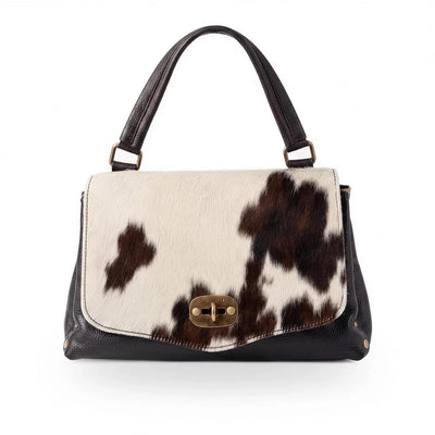woody Alma - elegante Handtasche, Handtasche aus Kuhfell, Ansicht 4, handgemacht in Österreich