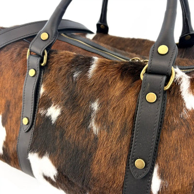 woody Haaland - elegante Weekender Tasche, Handtasche aus Kuhfell, Ansicht 3, handgemacht in Österreich