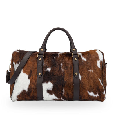 woody Haaland - elegante Weekender Tasche, Handtasche aus Kuhfell, handgemacht in Österreich