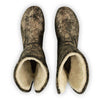 [Noirgold] ULLI-clog-boots-stiefel-damen-mit-biegsamer-nachhaltiger-holzsohle-holzclogs-woody-schuhe-woody shoes-handgemachte-holzschuhe-aus-österreich-kärnten, farbe: Noirgold (gold mit schwarzen cracks)