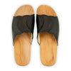 vanessa, pantoletten clogs damen mit biegsamer nachhaltiger holzsohle, der bestseller, farbe: schwarz, holzclogs woody, woody schuhe, woody shoes, handgemachte holzschuhe aus österreich, kärnten