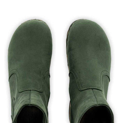 [Forest] Veronika Damen Clog Stiefelette woody, farbe: forest (waldgruen), ganzjahres, kalbslederfutter