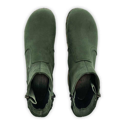Veronika-Damen-Clog-Stiefelette-woody-farbe: forest (waldgruen), ganzjahres, kalbslederfutter