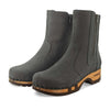 Veronika-Damen-Clog-Stiefelette-woody-farbe: grigio (dunkelgrau), ganzjahres, kalbslederfutter