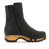 Veronika-Damen-Clog-Stiefelette-woody-farbe: nero (schwarz), ganzjahres, kalbslederfutter