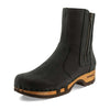 Veronika-Damen-Clog-Stiefelette-woody-farbe: nero (schwarz), ganzjahres, kalbslederfutter