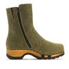 Veronika-Damen-Clog-Stiefelette-woody-farbe: olivia (olivgruen), ganzjahres, kalbslederfutter