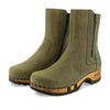 Veronika-Damen-Clog-Stiefelette-woody-farbe: olivia (olivgruen), ganzjahres, kalbslederfutter