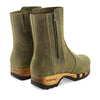 Veronika-Damen-Clog-Stiefelette-woody-farbe: olivia (olivgruen), ganzjahres, kalbslederfutter
