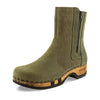 Veronika-Damen-Clog-Stiefelette-woody-farbe: olivia (olivgruen), ganzjahres, kalbslederfutter