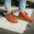 woody schuhe - sneaker wayne cognac