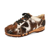 [Fell Natur] Wayne Fell Herren Clog Sneaker, Herrenclog Sneaker, sneakers clogs herren mit biegsamer nachhaltiger holzsohle, der bestseller, holzclogs woody, woody schuhe, woody shoes, handgemachte holzschuhe aus österreich, kärnten, farbe: tricolore rinder naturfell