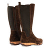[Chocolate] ZOEY - Stiefelette Damen woody Schuhe. Damen Stiefelette mit Absatz. Damenclogs, Damen Clogs - Clogs Damen. Holzschuhe für Damen, Holzclogs, Damen Pantoletten mit Holzsohle. Damen Stiefelette kaufen. Farbe: chocolate (braun)