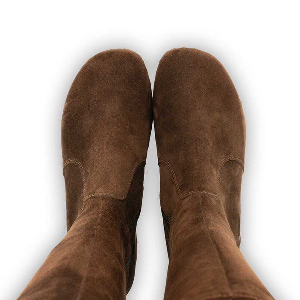 [Chocolate] ZOEY - Stiefelette Damen woody Schuhe. Damen Stiefelette mit Absatz. Damenclogs, Damen Clogs - Clogs Damen. Holzschuhe für Damen, Holzclogs, Damen Pantoletten mit Holzsohle. Damen Stiefelette kaufen. Farbe: chocolate (braun)