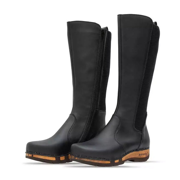 Stiefel Biker Boots Damen Designer Zoey – High Women's Clog Boots