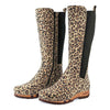 ZOEY - Stiefelette Damen woody Schuhe. Damen Stiefelette mit Absatz. Damenclogs, Damen Clogs - Clogs Damen. Holzschuhe für Damen, Holzclogs, Damen Pantoletten mit Holzsohle. Damen Stiefelette kaufen. Farbe: wildcat (animal-print)