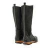 ZOEY - Stiefelette Damen woody Schuhe. Damen Stiefelette mit Absatz. Damenclogs, Damen Clogs - Clogs Damen. Holzschuhe für Damen, Holzclogs, Damen Pantoletten mit Holzsohle. Damen Stiefelette kaufen. Farbe: siyah kroko (schwarz mit krokodil-prägung)