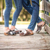 lukas fell, fellclogs, clogs herren mit biegsamer nachhaltiger holzsohle, kuhfell, farbe: fell natur, holzclogs woody, woody schuhe, woody shoes, handgemachte holzschuhe aus österreich, kärnten