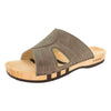 noah, pantoletten clogs herren mit biegsamer nachhaltiger holzsohle, der bestseller, farbe: sand-warm_grey, holzclogs woody, woody schuhe, woody shoes, handgemachte holzschuhe aus österreich, kärnten